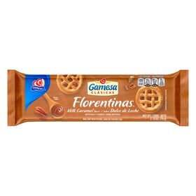 Gamesa Florentinas Mini Tart Milk Caramel Flavor 2.78 Oz