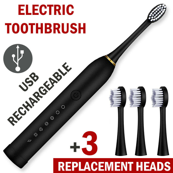 Rechargeable Electric Toothbrush Heads Brush  Toothbrushes For Adults And Kids