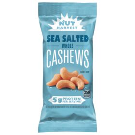 Nut Harvest Sea Salted Whole Cashews