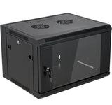 Server Cabinet Network Rack Enclosure Locking Glass Door by Tedgetal