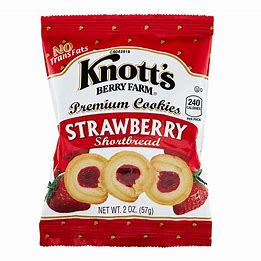 Knott's Berry Farm Strawberry Shortbread Cookies