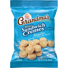 Grandma's Mini Sandwich Cremes Cookies Vanilla